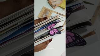 aesthetic bookmark||Butterfly bookmark #art #diy #shorts#journal 1#journalingideas