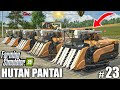 I Started THE BIGGEST RICE Harvest in FS25 (+5 HARVESTERS) | HUTAN PANTAI | Episode 23