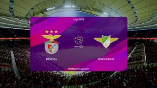 SL Benfica vs Moreirense Fc | PES 20 Liga NOS Live Gameplay