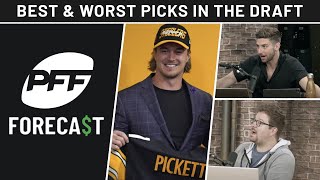 NFL Draft Grades, Best/Worst picks, ROY bets, and more | PFF Forecast