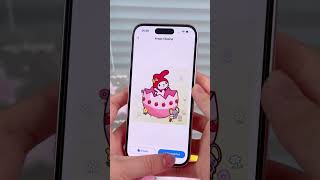 Cutest Lock Screen Hack #iscreen #easter #sanrio #wallpaper #lockscreen #diy #cute #tutorial #diy