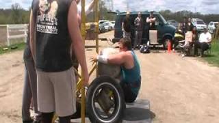 Terry Morrison 330lb Atlas Stone for Reps   Woodstock OSM Qualifier 2011