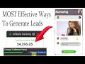 Chat HEAD $4,395 Most EFFECTIVE Ways to generate leads (Earn Money Online )