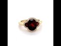 14K Red Garnet Ring by Allison Kaufman | Avonlea Jewelers