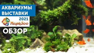 Аквариумы на выставке Парк Зоо 2021. Обзор.