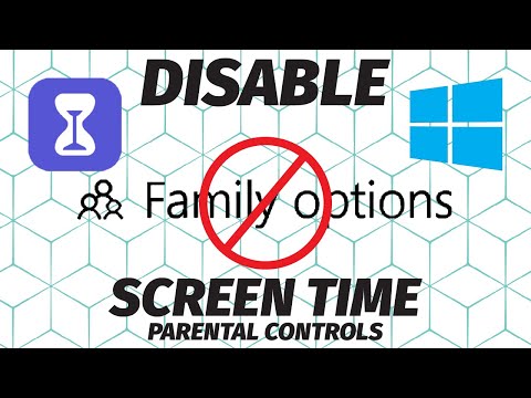 How to TURN OFF SCREEN TIME (Parental Control) in Windows 10/11