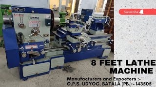 Lathe Machine in Batala |खराद मशीन 6 feet|8 feet|10 feet|12 feet| Lathe Manufacturer Batala