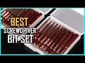 Top 5 Best Screwdriver Bit Sets For  Impact Driver/Drill/Cordless Drill & Power Drill [Review 2024]