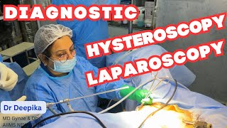 How Diagnostic Hysteroscopy \u0026 Laparoscopy performed | Dr Deepika | Best Gynecologist Delhi-NCR