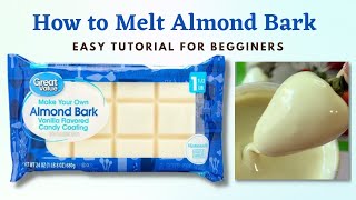 How to Melt and Color Almond Bark: Quick and Easy Tutorial