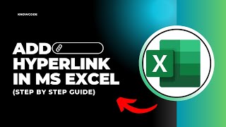 How to Add hyperlink in MS Excel (Quick And Easy)