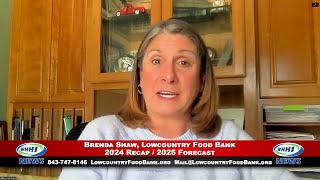 WHHI NEWS | Brenda Shaw: 2024 Recap / 2025 Forecast | Lowcountry Food Bank | WHHITV