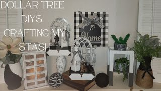 Dollar Tree Diys/Home Decor/ crafting my Stash