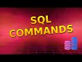 SQL Commands Explained: DDL, DML, DCL, TCL Commands in SQL with Examples