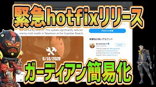 【Borderlands3】急遽hotfixが配信！？ガーディアンテイクダウンの体力調整【ボーダーランズ３】