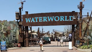 【ＵＳＪ】ウォーターワールド　左端Ａの前から２列目にて撮影