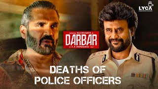 Darbar Movie Scene | Deaths of Police Officers | Rajinikanth | Nayanthara | AR Murugadoss | Lyca