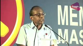 GE2015: L Somasundaram speaks at the WP rally in Punggol, Sep 5