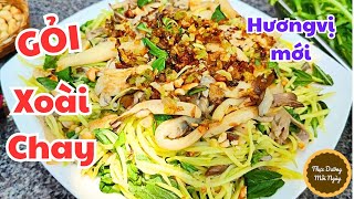 Làm Gỏi Xoài Chay Ngon với Nấm Bào Ngư, Hương vị mới lạ hơn khi thêm nguyên liệu này
