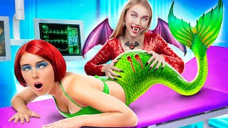 Mermaid Woke Up From a Coma And Became Vampire! How to Become a Vampire!