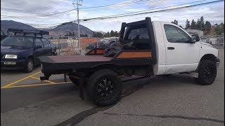 SINGLE CAB CUMMINS BUILD WITH SINGLE REAR WHEEL DECK!