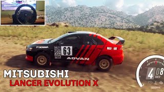 Lancer Evolution Sporty Dirt Rally 2.0 - ARGENTINA Distance 7.9 KM - Steering wheel Gameplay