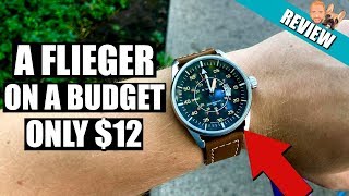 Affordable Flieger Pilot Watch Naviforce NF9044 only $11.50 (from GearBest) Review