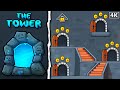 [4K] "The Tower" - (ALL LEVELS + ALL COINS) - Geometry Dash 2.2