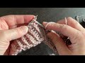 Knitting: Ranunculus Knit-a-Long help, part 5: RLI into the purl stitch of a ribbing