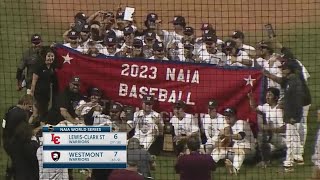Westmont College wins the NAIA World Series
