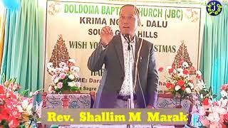 Christmas  Message   ||  2021 || by  Rev.  Shallim  M  Marak