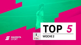 Top5 - Woche 2 | FLYERALARM Frauen-Bundesliga | MAGENTA SPORT