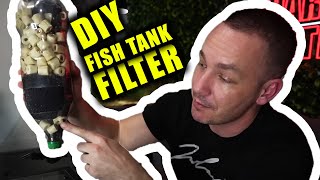 How to build a fish tank filter - DIY aquarium filter - The king of diy