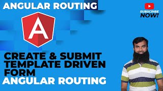 Create & Submit template driven form in Angular || Angular Tutorial