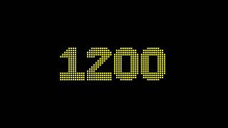2400 seconds countdown timer with full zero second