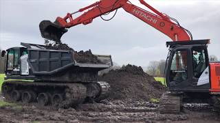 PRINOTH UK Demo Day 2019 🇬🇧 T14R Rotating Rubber Track Dumper 💩