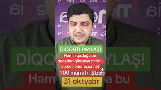 Həmin qadağa bu gecədən qüvvəyə minir