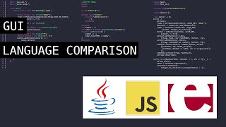 GUIs in 3 Languages: JavaScript/HTML, Java & Erlang - Language Comparison Series