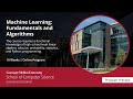 Online Course Preview | Machine Learning: Fundamentals and Algorithms at Carnegie Mellon University