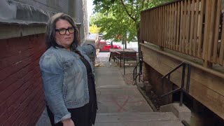 Watertown business owner closes walkway over homeless encampments