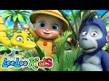 Down in the Jungle + Colors Song | more Kids Songs and Nursery Rhymes | LooLooKids