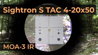 Sightron S TAC 4-20x50 Reticle MOA-3 IR | Optics Trade Reticle Subtensions