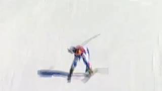 Alpine Skiing - 2006 - Women's Downhill Training - Montillet crash in Torino 2