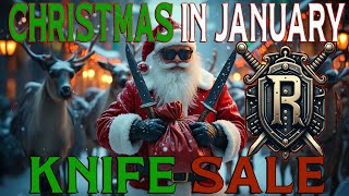 Christmas In January | ROLLSHAMBO EDC Knife Sale!