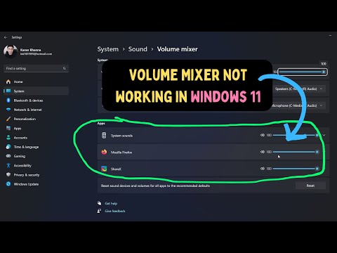 How to Fix Volume Mixer Not Working in Windows 11