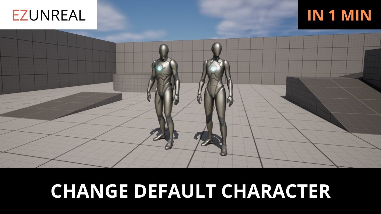 How To Change The Default Character In Unreal Engine 5 - YouTube