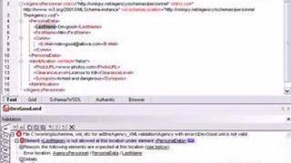XML Validation with XMLSpy's XML Validator