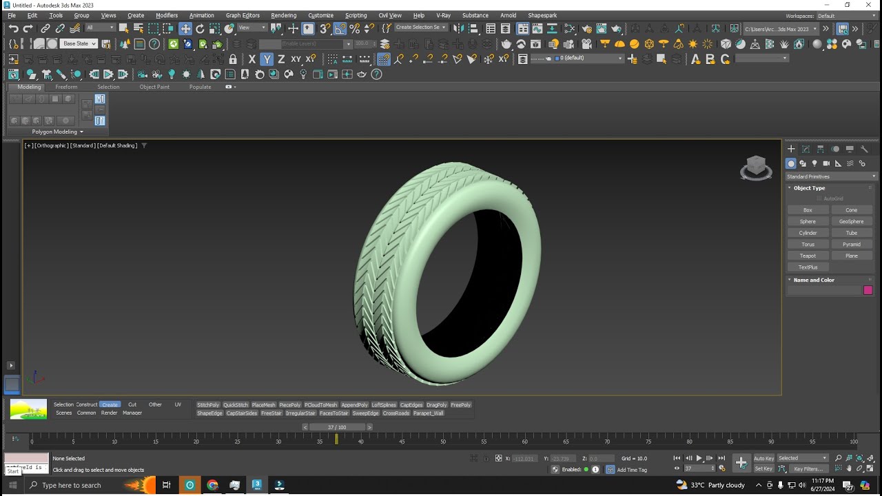 Mastering Tire Modeling In 3ds Max Step By Step Tutorial Youtube