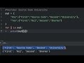 Python3 Tutorial - Nested Dictionaries using FOR LOOPS
