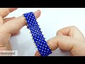 chenille Örgü tekniği bileklik yapımı. Şönil dikişi flat chenille stitch bracelet making.